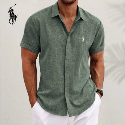 L.R Elegant Linen Cotton Shirt