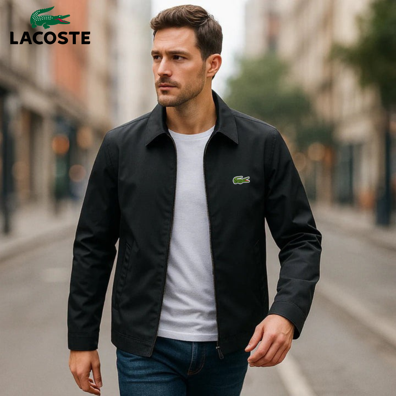 L.R Elegant Jacket with Zip - CLEARANCE SALE