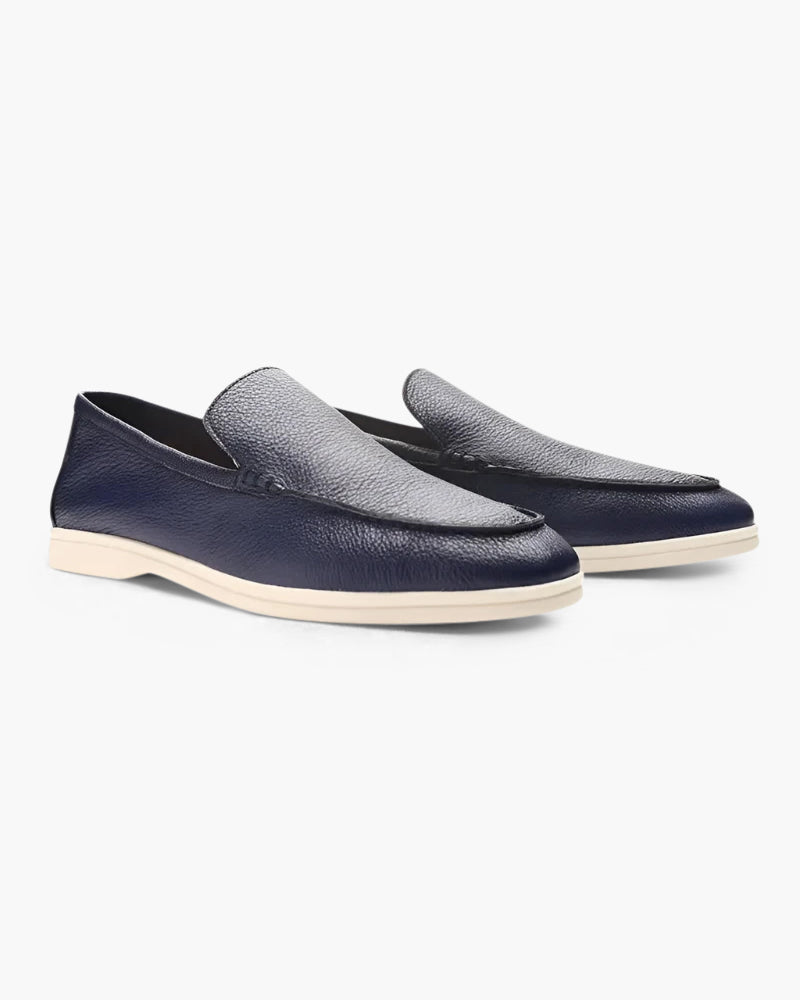 Loafers i kuskinn i Old Money-stil
