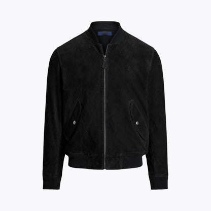 Bomber in camoscio