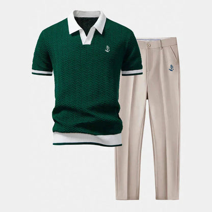 Polo & Tapered Pants Set