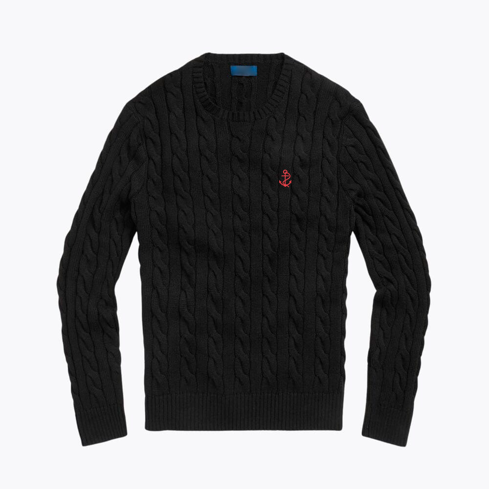 Pullover in cotone a maglia grossa