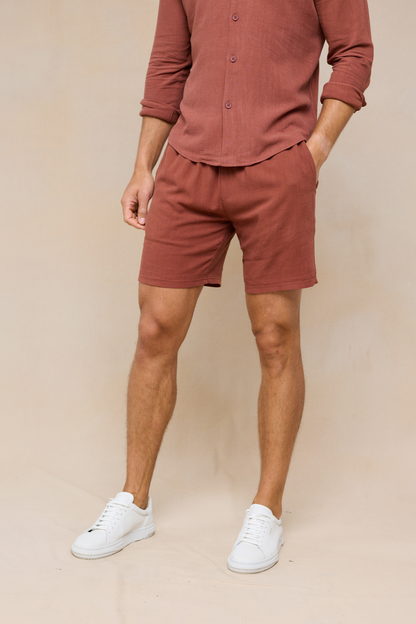 Cami linneshorts - rost