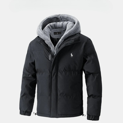 L.R Padded Winter Jacket with Fleece Hood || CLEARANCE SALE