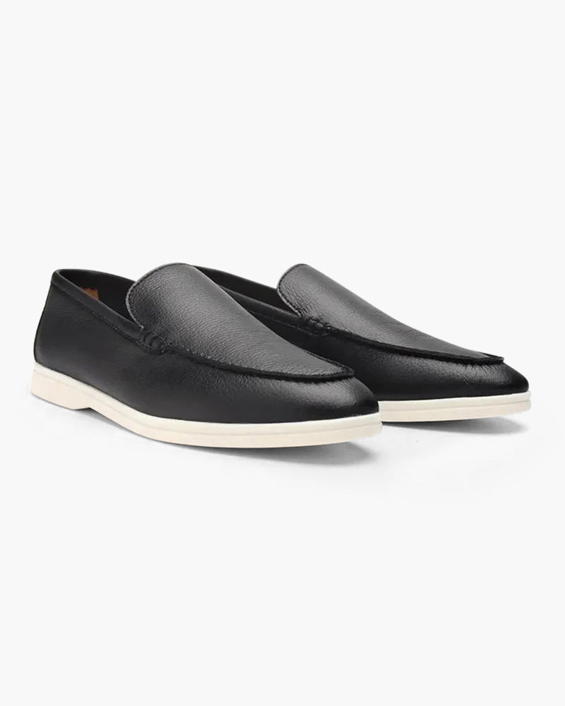 Loafers i kuskinn i Old Money-stil