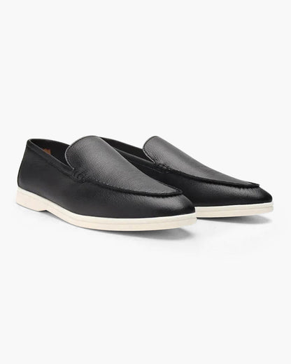 Loafers i kuskinn i Old Money-stil