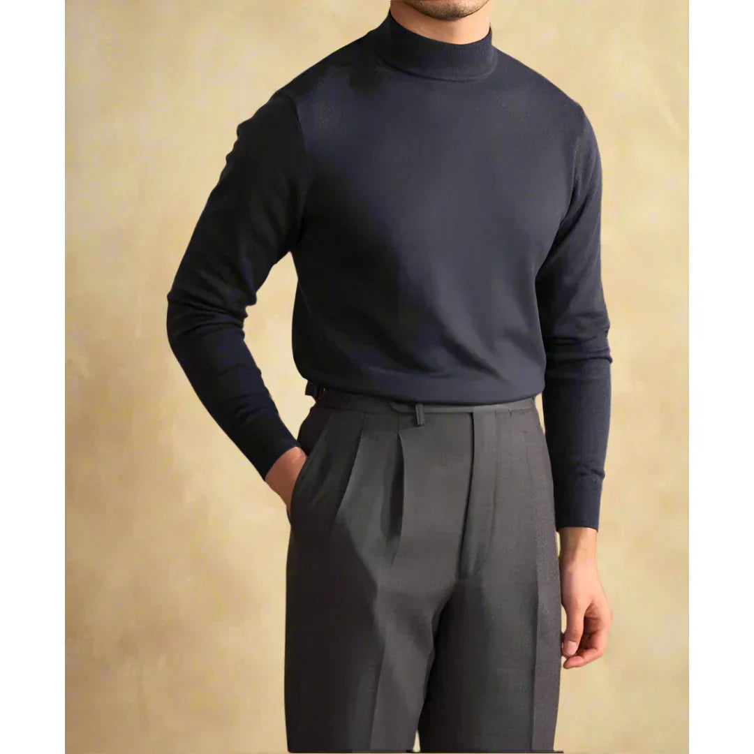 Old Money Cashmere Turtleneck Sweater
