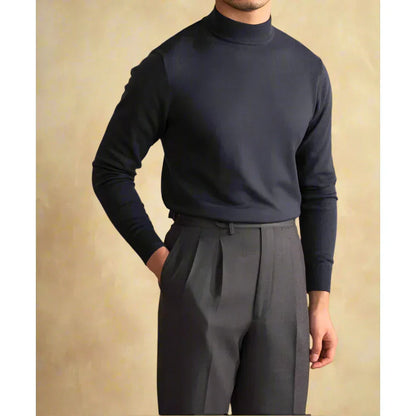 Old Money Cashmere Turtleneck Sweater