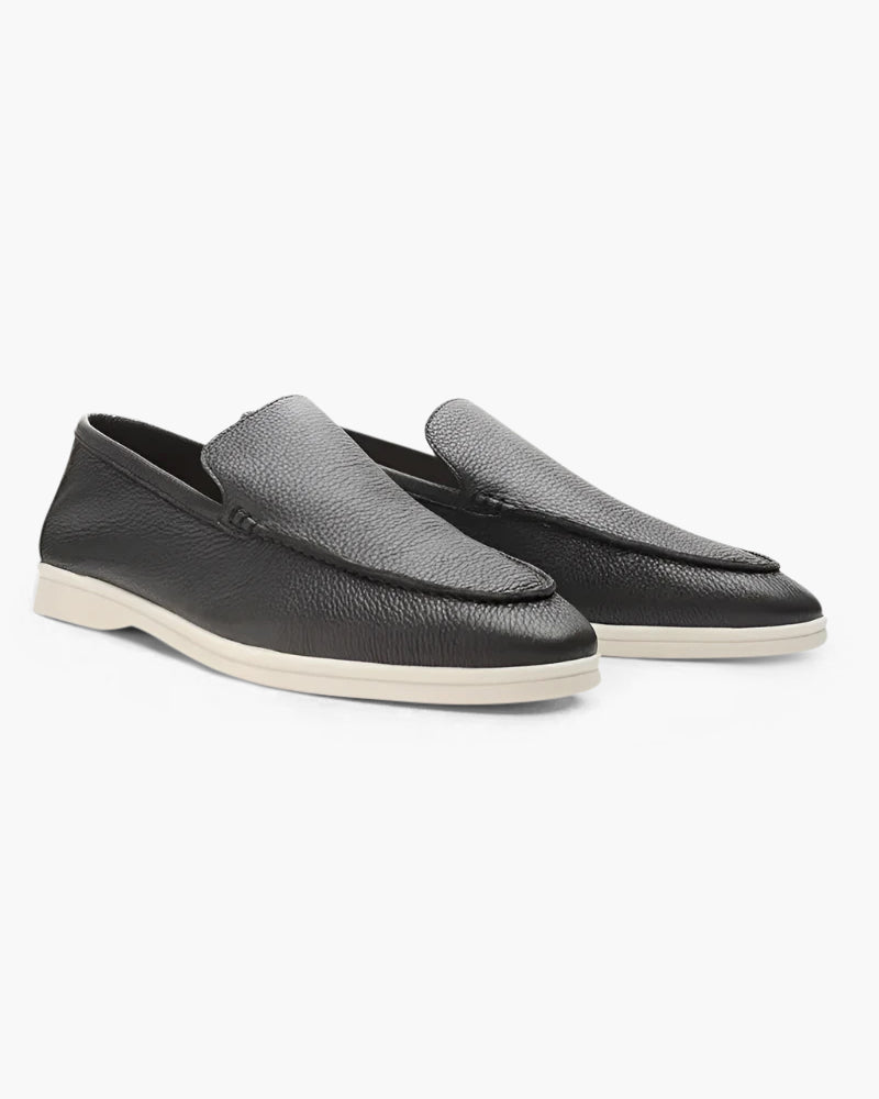 Loafers i kuskinn i Old Money-stil