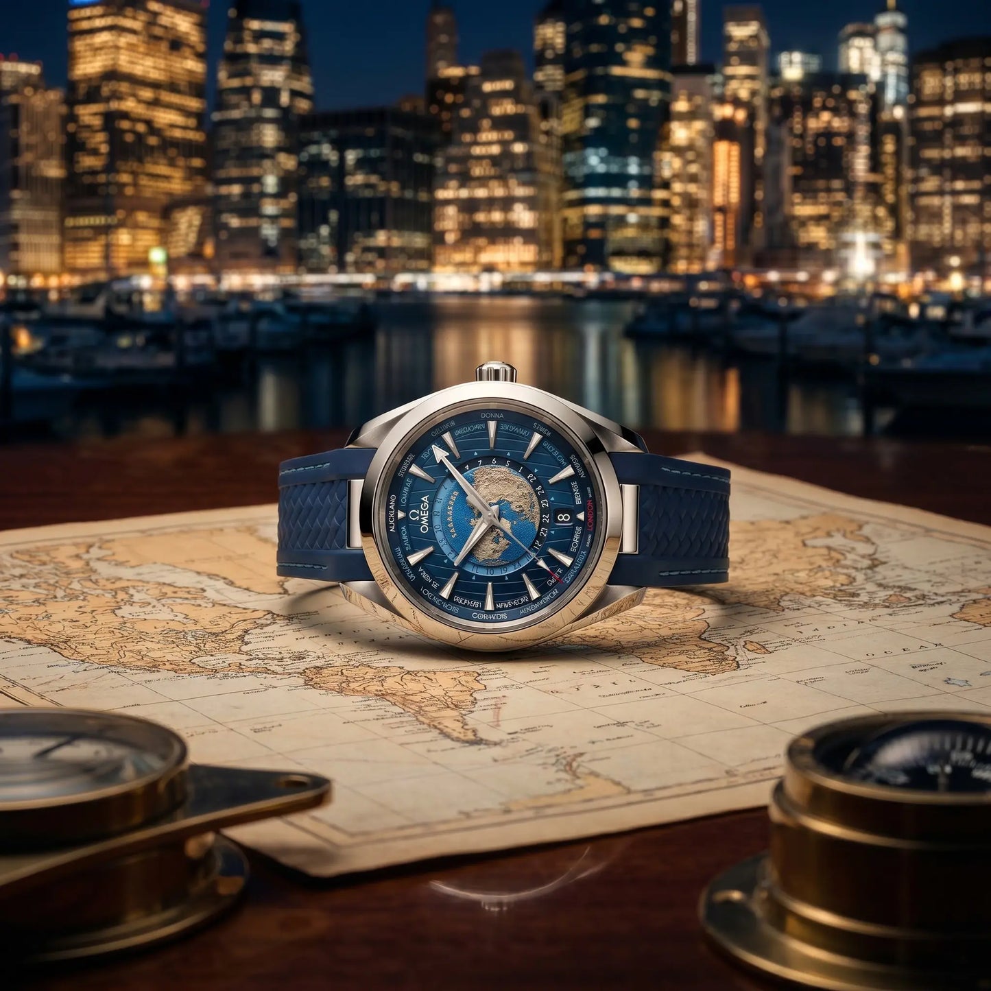 Omega Seamaster Aqua Terra Worldtimer