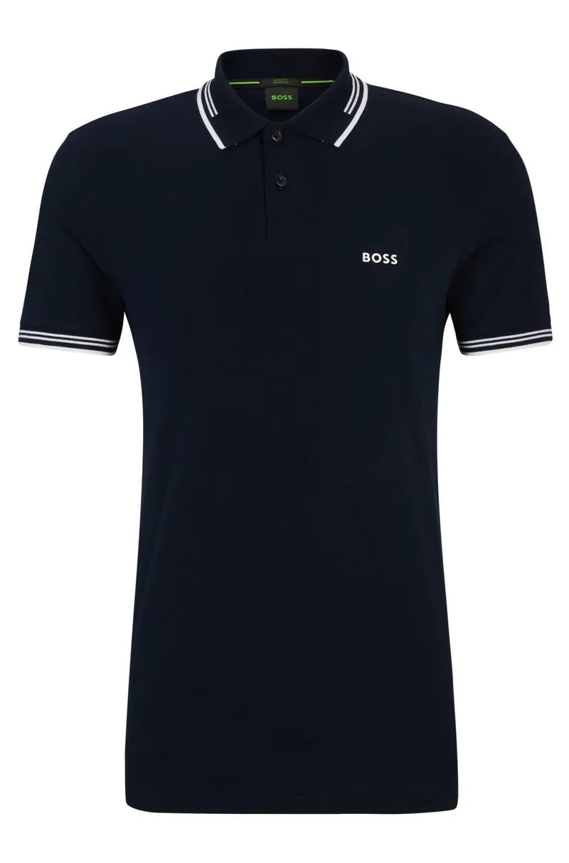 Slim-Polohemd aus Stretch-Baumwolle - Boss