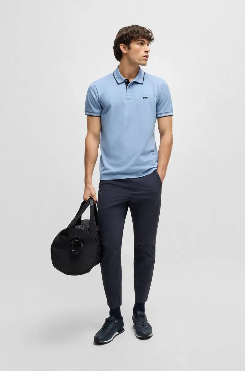 Slim-Polohemd aus Stretch-Baumwolle - Boss