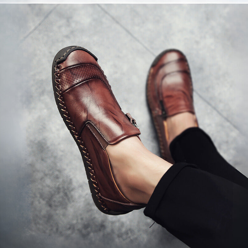 Marino Genuine Leather Slip-On Shoes