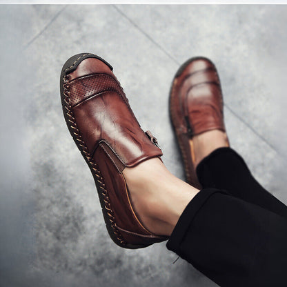 Marino Genuine Leather Slip-On Shoes