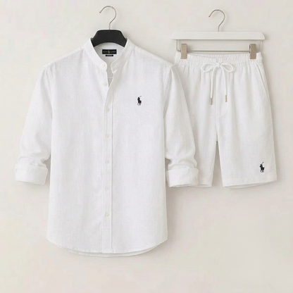 L.R Summer Shirt & Shorts Set - Clearance Sale