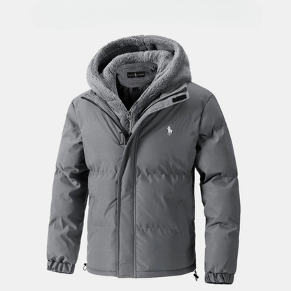 L.R Padded Winter Jacket with Fleece Hood || CLEARANCE SALE