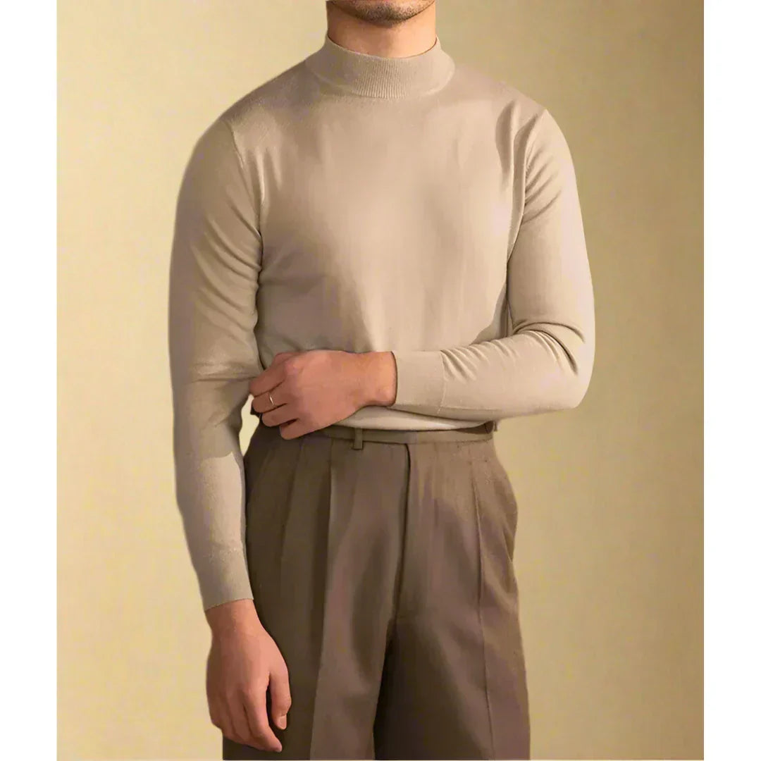 Old Money Cashmere Turtleneck Sweater