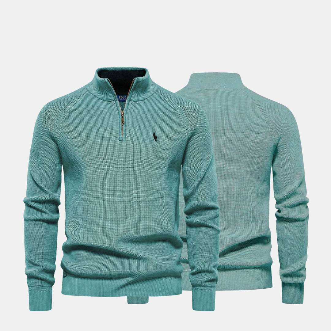 L.R Men's Zip Neck Sweater (Clearance)