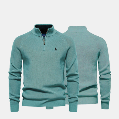 L.R Men's Zip Neck Sweater (Clearance)