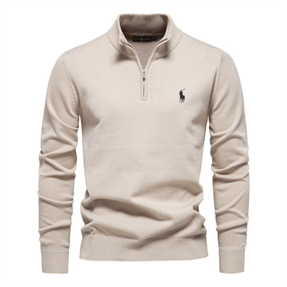 L.R Premium Half-Zip Knit Sweater - Clearance Sale
