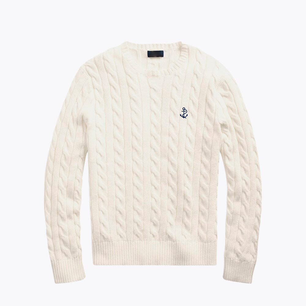Pullover in cotone a maglia grossa