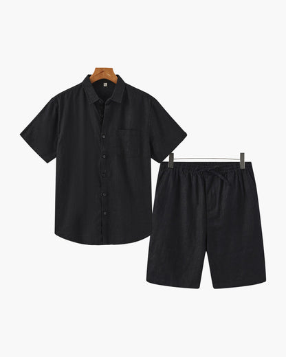 Ensemble Old Money en lin (short)