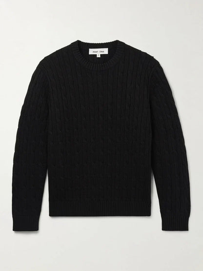 Jersey de punto trenzado Old Money