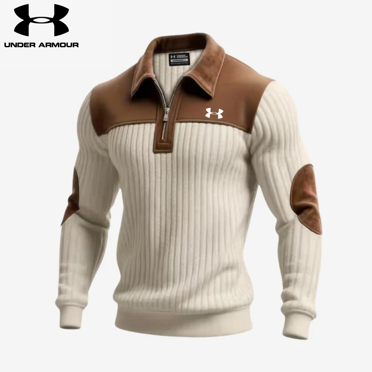 Elegant Zip Collar Sweater || Clearance Sale