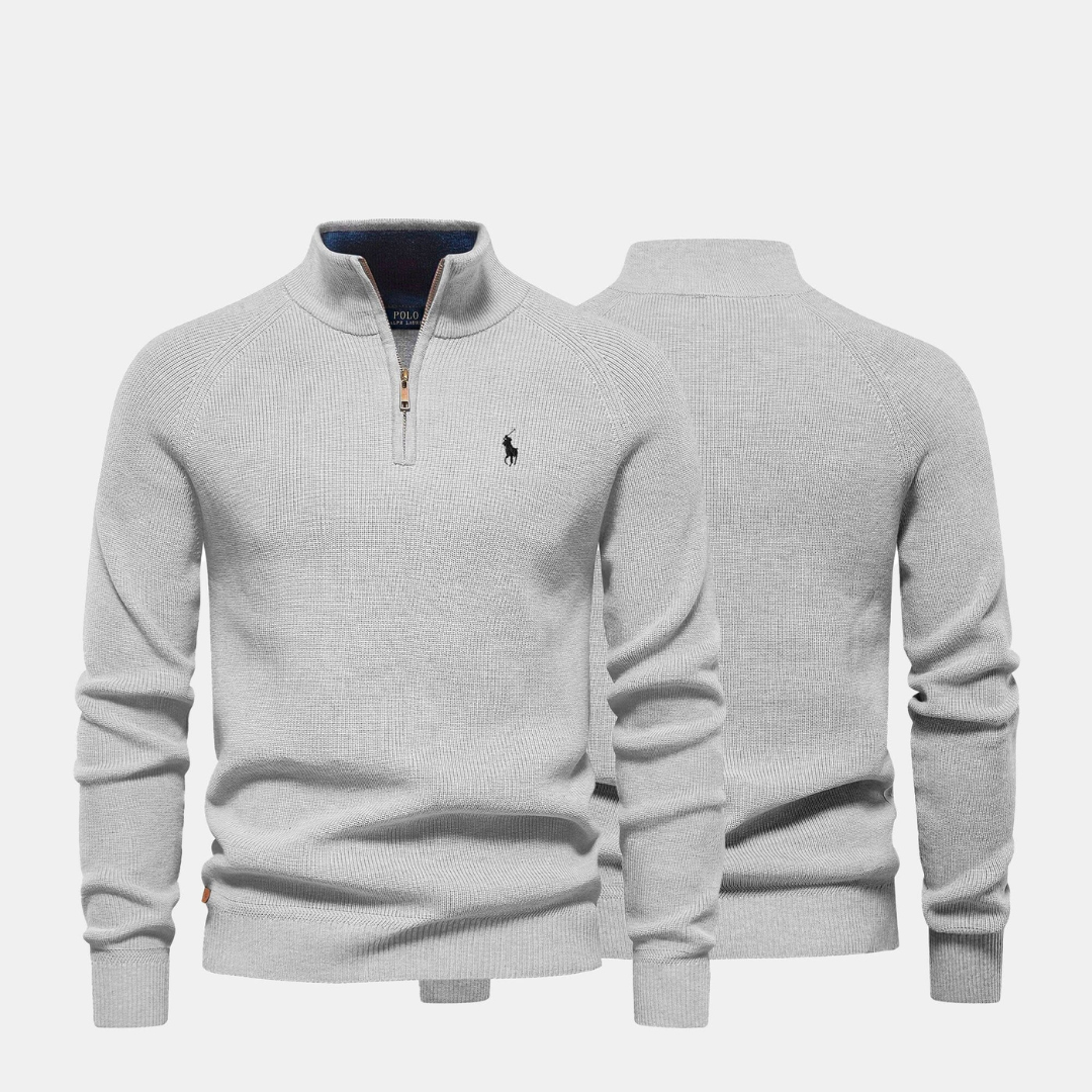 L.R Men's Zip Neck Sweater (Clearance)