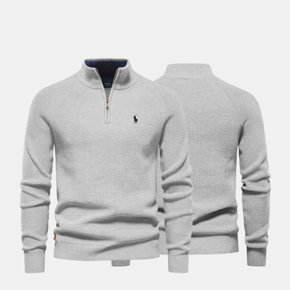 L.R Men's Zip Neck Sweater (Clearance)