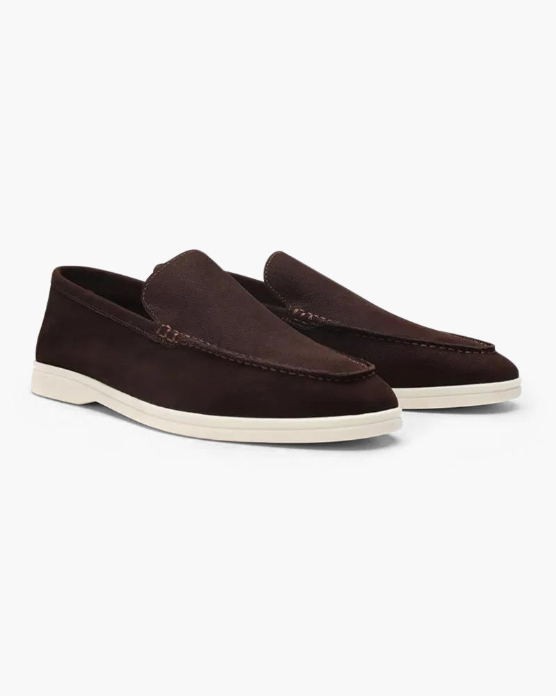 Loafers i kuskinn i Old Money-stil
