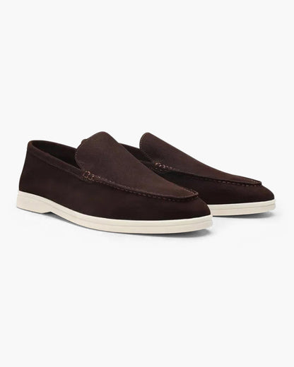 Loafers i kuskinn i Old Money-stil