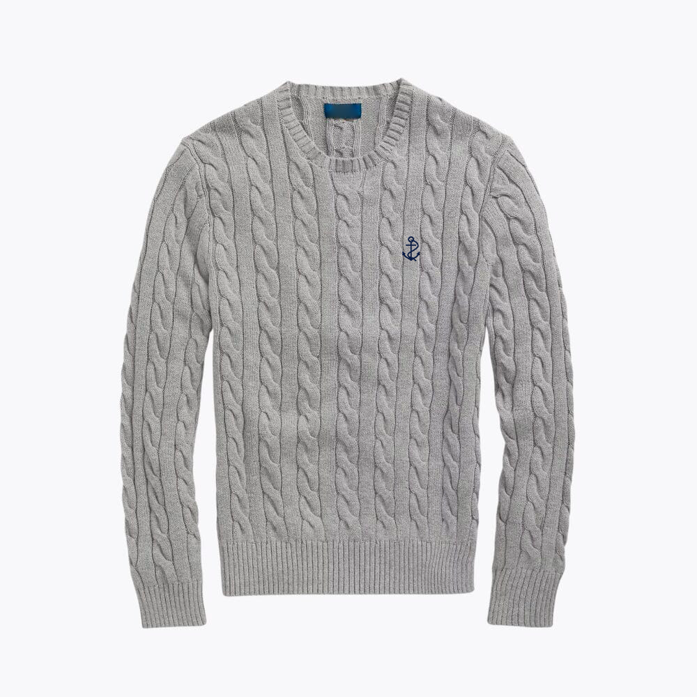 Pullover in cotone a maglia grossa