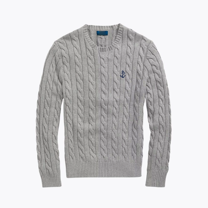 Pullover in cotone a maglia grossa