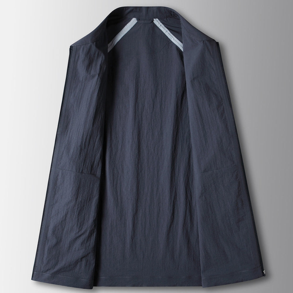Nahtlose leichte Reversjacke im Old-Money-Stil