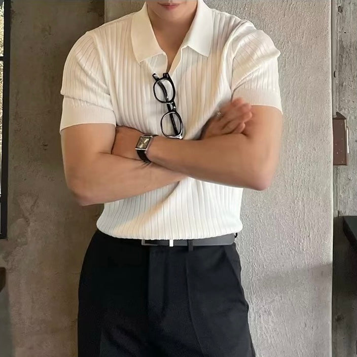 CHUNCHEON Avslappet poloskjorte