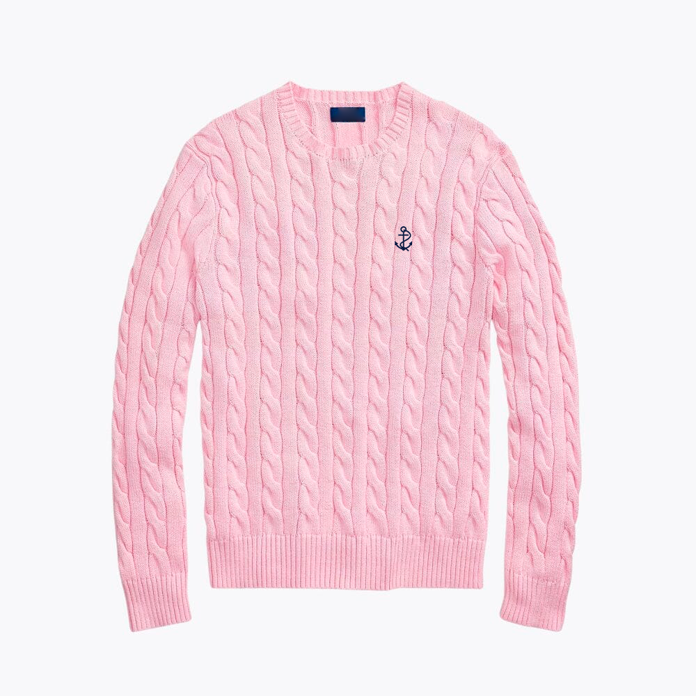 Pullover in cotone a maglia grossa