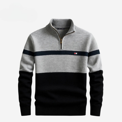 Elegant Half-Zip Sweater - CLEARANCE PRICE