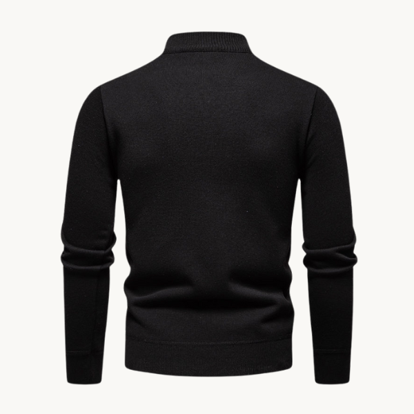 Klassieke pullover met rits - trui