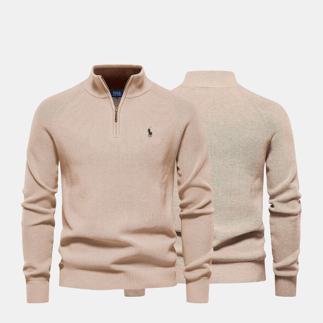 L.R Men's Zip Neck Sweater (Clearance)