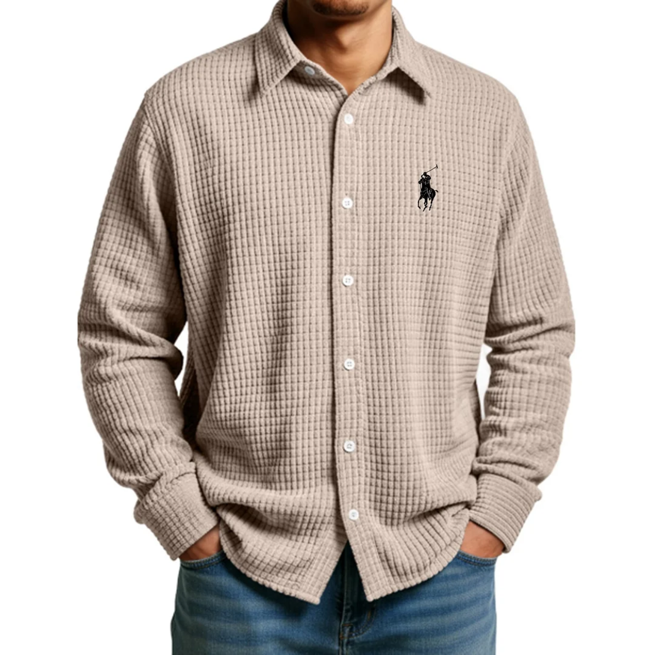 2026 Comfort Waffle Weave Shirt - Clearance Sale