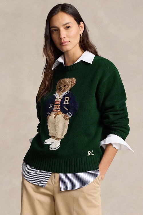 L.R Sweater | Polo Bear Green