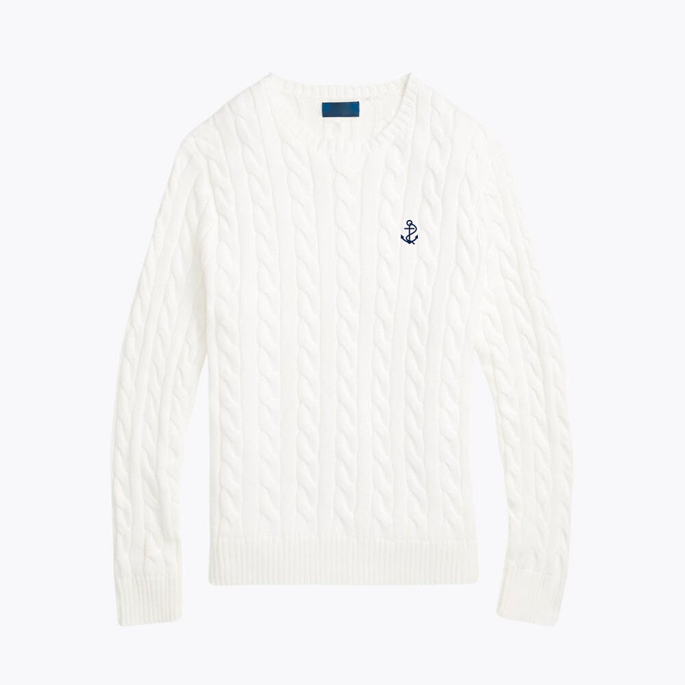 Pullover in cotone a maglia grossa