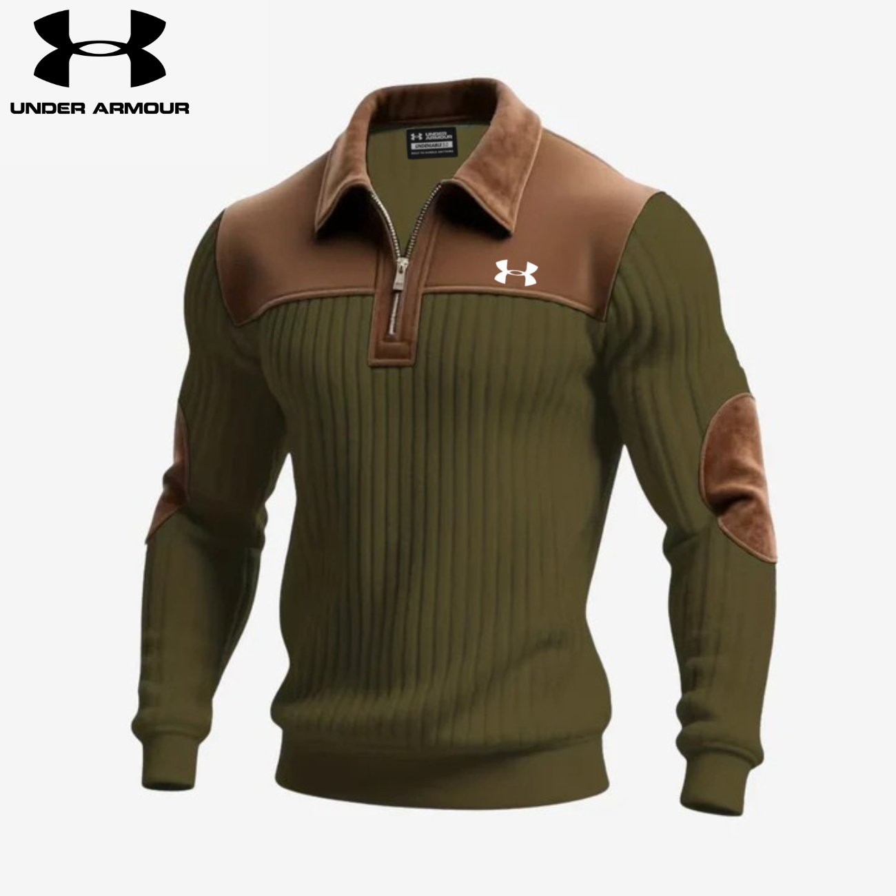 Elegant Zip Collar Sweater || Clearance Sale