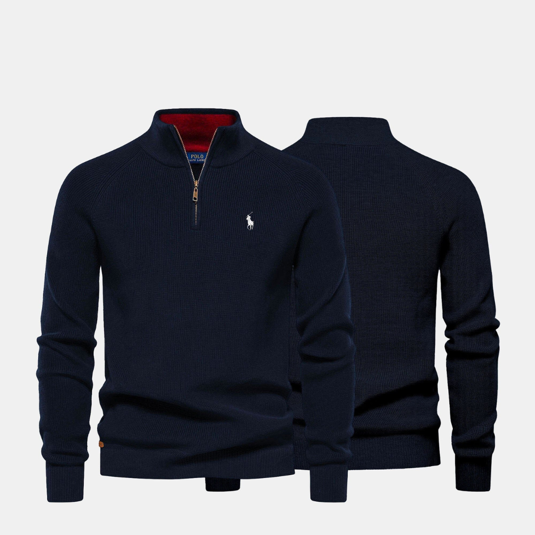 L.R Men's Zip Neck Sweater (Clearance)