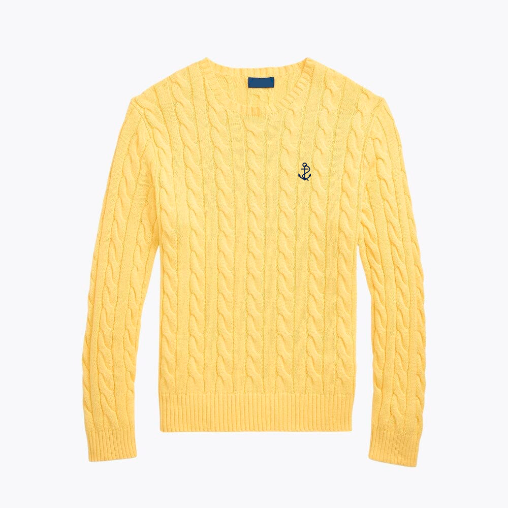 Pullover in cotone a maglia grossa