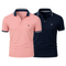 Coral + Navy Blue