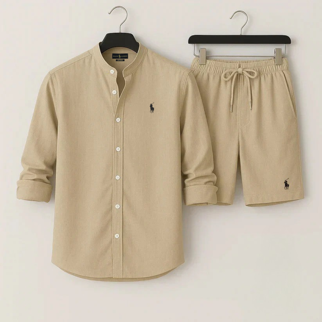 L.R Summer Shirt & Shorts Set - Clearance Sale