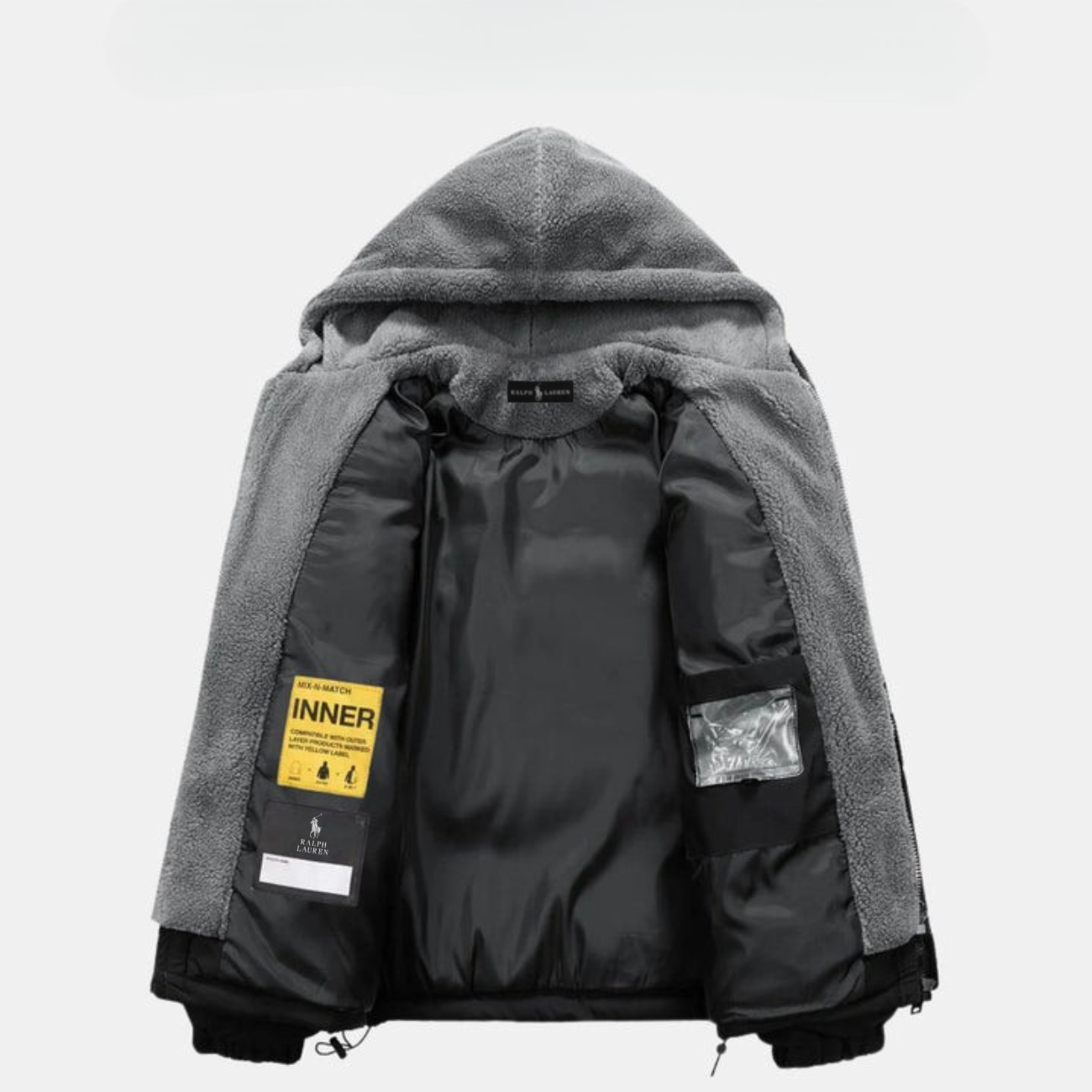 L.R Padded Winter Jacket with Fleece Hood || CLEARANCE SALE