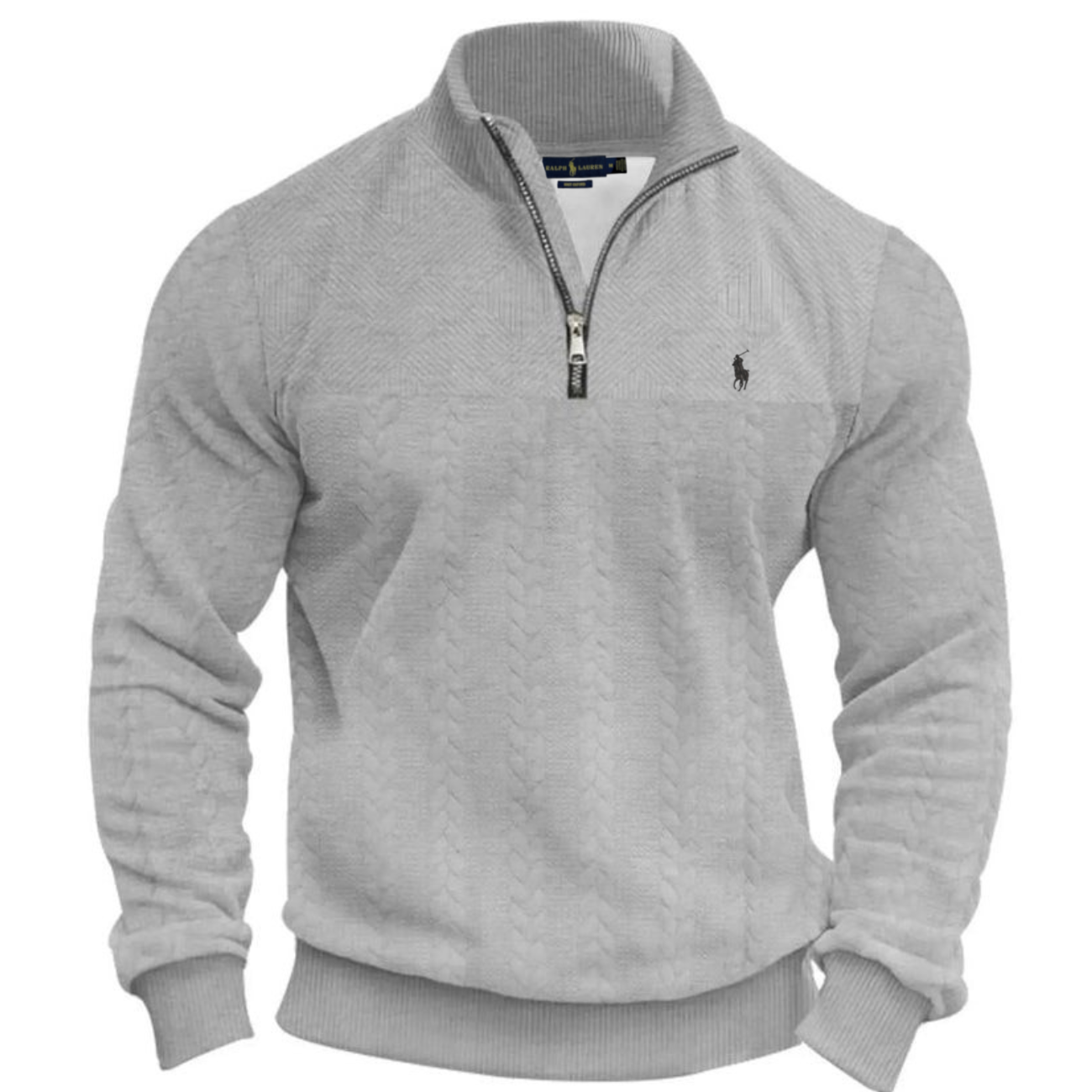 L.R Textured Half-Zip Knit Pullover - Clearance Sale